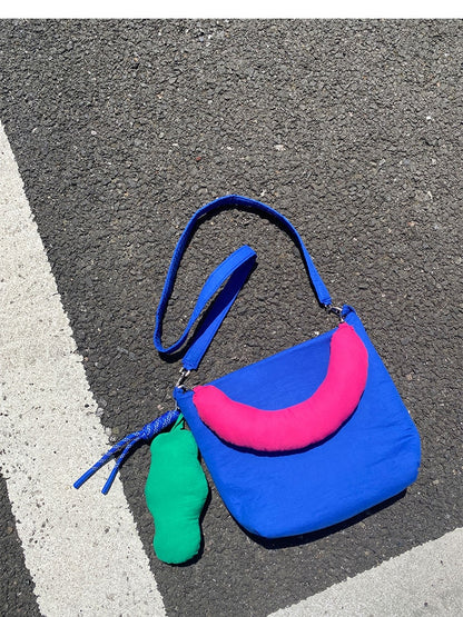Women Bag Nylon Square Shoulder Bags Handbags Pures and Bags Crossbody Fashion SOFT Zipper Girls Bag All-match