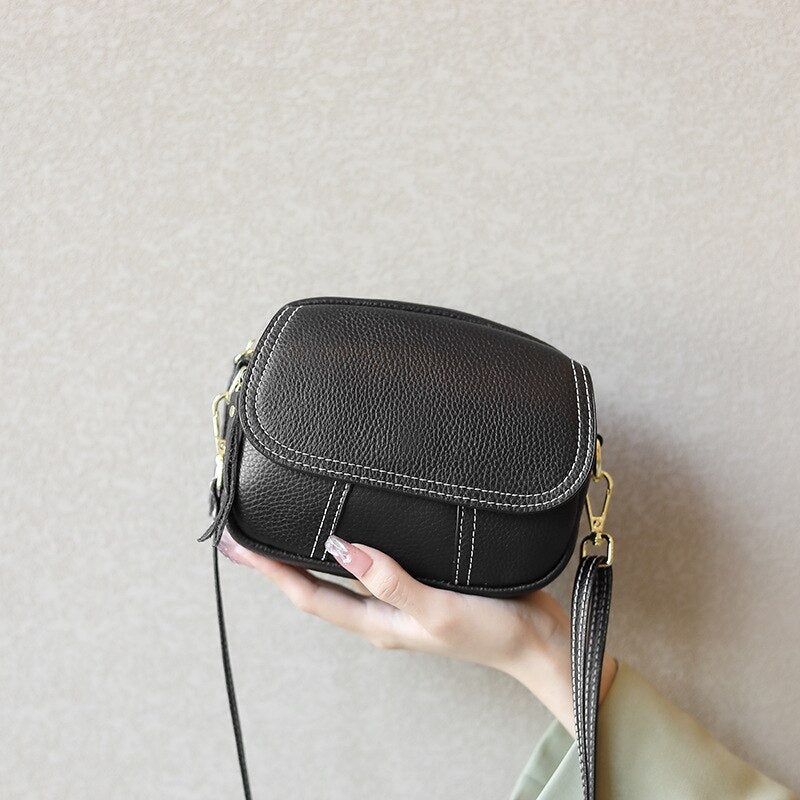 Fashion Women Bag Genuine Leather Small Crossbody Female Shoulder Messenger Bags Mini