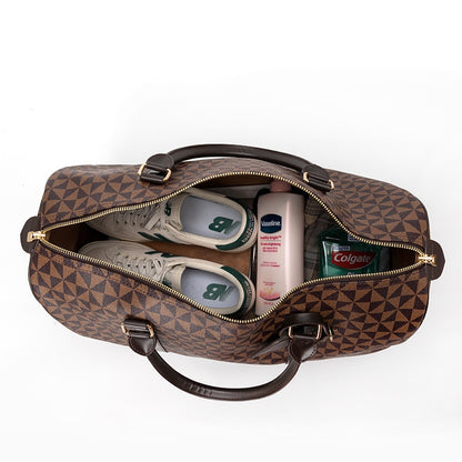 Fashion Waterproof Travel Bags Men/Women Fitness Handbag Leather Shoulder Bag Business Large Travel Tote Luggage Bag Male/Female