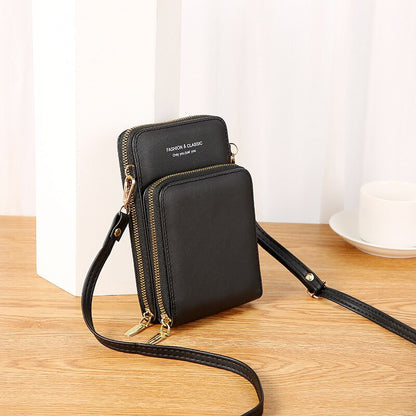 Women Wallet Brand Mobile Phone Bags Small Card Holders Handbag Purse Clutch Wallets Messenger Shoulder Bag Female Ladies Purse