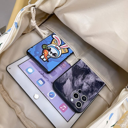 Trendy Girl Fashion Floral Travel School Bag Kawaii Waterproof Lady Print Backpack Women Laptop Book Bag Female College Backpack