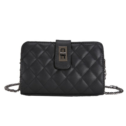 Korean All-match Women&#39;s Bag Small Square Bag Diamond Lattice Chain Bag Crossbody Bags for Women Handbags Women Bags