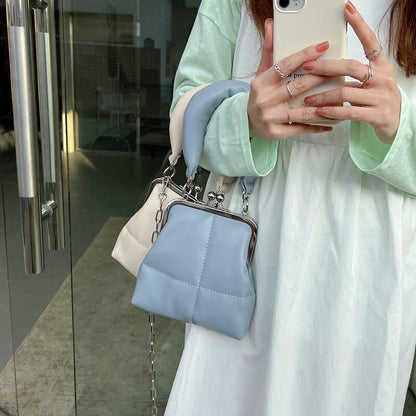 Fashion Shell Clip Women Shouder Bags Designer Handbags and purse Luxury Pu Leather Chains Crossbody Bag Small Lady phone Wallet