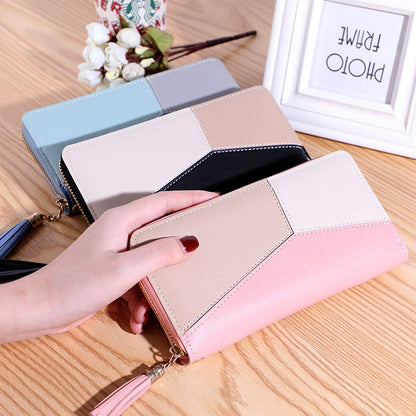 New Wallets Zipper Coin Purse Lady Long Short Purses Handbags Women Clutch Cards Holder PU Leather Moneybag Billfold Wholesale