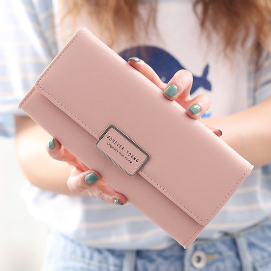 Fashion Women Wallets Leather Hasp Wallet Women&#39;s Long Design Purse Clutch Women Lady Wallet Phone Pocket Cartera Mujer
