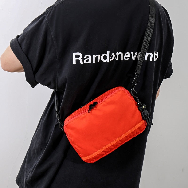 Japanese Style Crossbody Bag Cordura Nylon Cloth Shoulder Bag Waterproof Men’S Chest Bag Fashion Lightweight Handbag For Men
