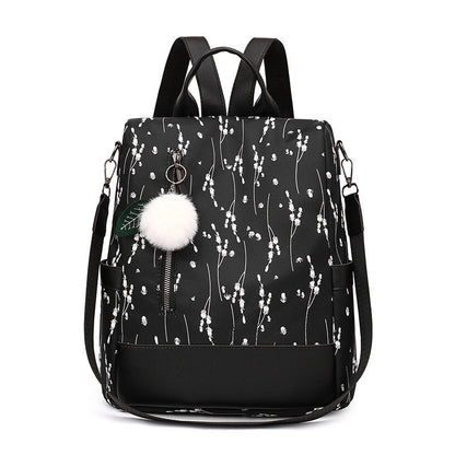Polyester Backpack Female Teenage Girls School Bags Fashion Women Backpacks Flower Print Ladies School Backpack Casual Women Bag