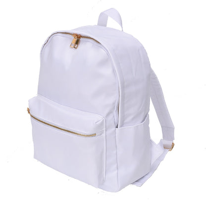 High Quality New Waterproof Nylon Women Backpack Female Travel Bag Backpacks Schoolbag for Teenage Girls Solid Color Bookbag