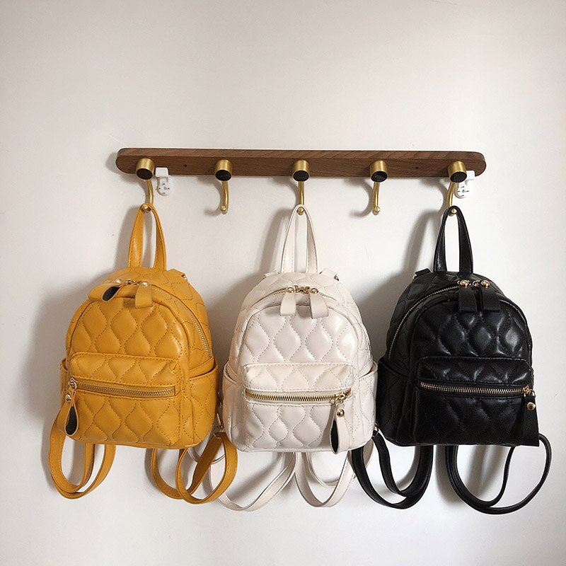 Fashion Mini Backpack Woman Brand Designer Shoulder Crossbody Bag High Quality Soft Leather School Bag Autumn New Lady Backpack