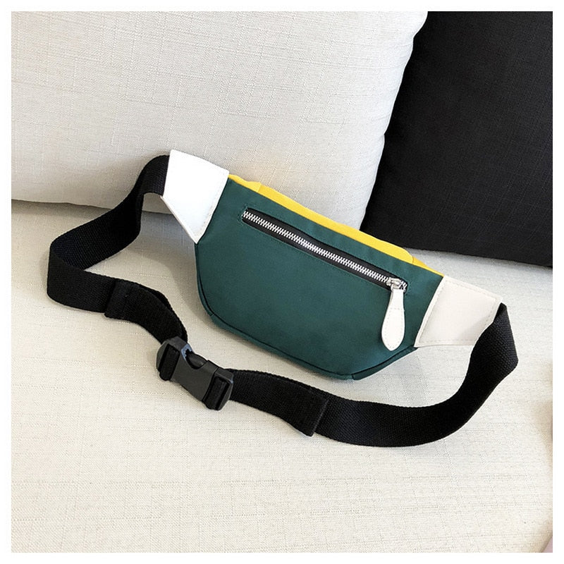 Canvas Fanny Pack Banana Waist Bag Belt New Brand Bag for Belt Women Waist Pack Contrast Color Chest Bag сумка женская Handbags