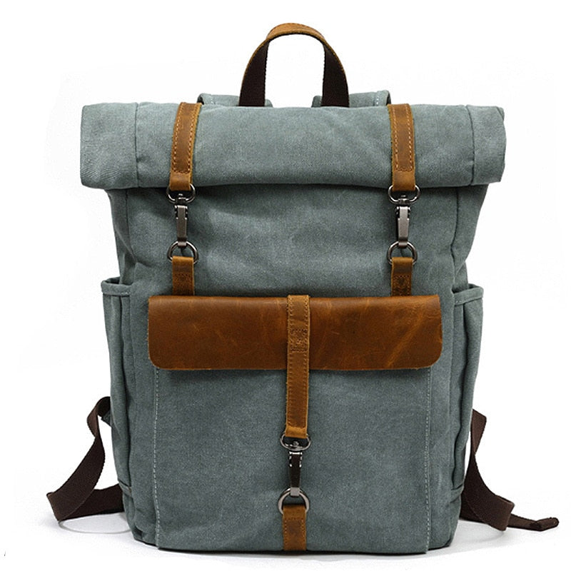 Vintage Travel Bags For Men New Canvas Backpack Luggage Rucksack Casual School Bags Mochila Laptop Backpacks