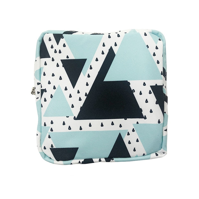 Fashion Women&#39;s Small Cosmetic Bag Travel Mini Sanitary Napkin Storage Bag Coin Money Card Lipstick Storage Bag Wallet Bag