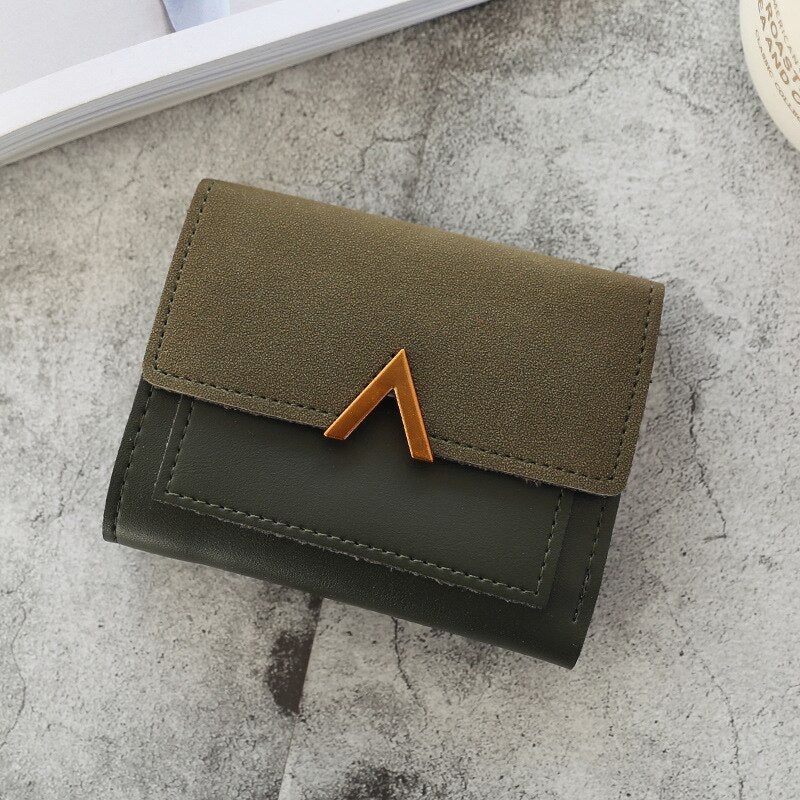Women&#39;s Wallet Short Women Coin Purse Wallets Card Holder Ladies Small Wallet Female Hasp Mini Clutch Girl Money Bag