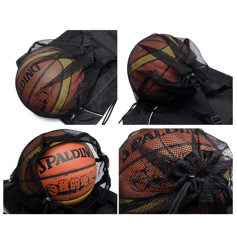 Portable Drawstring Basketball Backpacks Football Soccer Volleyball Ball Storage Bag Outdoor Sports Traveling Gym Yoga Backpack