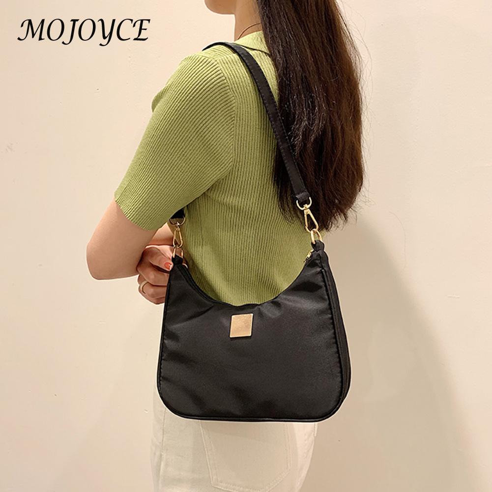 Retro Underarm Totes Bags for Women Vintage Solid Color Shoulder Handbag Female PU Leather Small Casual Hobo Top-handle Bags New