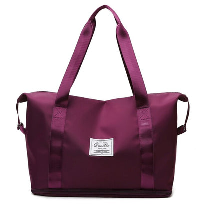 Foldable Large Capacity Storage Folding Bag Travel Bags Tote Carry On Luggage Handbag Waterproof Duffel Women Shoulder Bags