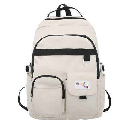Trendy Nylon Red Cute Fashion Book Backpack Girl Travel School Bag Female College Backpack Lady Kawaii Student Women Laptop Bags