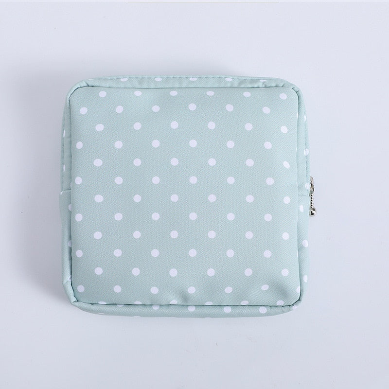 1PCS Women Cosmetic Bag Case Necessary Cute Travel Organizer Fashion Girl  Lipstick Sanitary Pads Toiletry Bags Makeup Pouch
