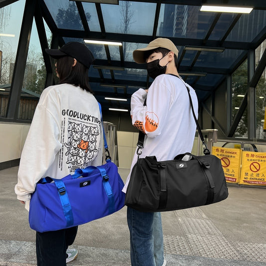 Fitness Men&#39;s Bag Sports Training Messenger Portable Travel Travel Large Capacity Storage Luggage Women&#39;s Bag With Shoe Storage