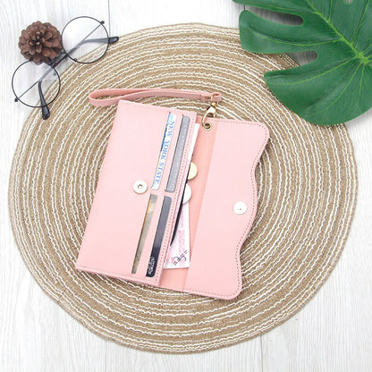 Bow Ladies Wallet Multifunctional Ladies Clutch Bag Coin Purse Zipper Bag Casual Ladies Long Wallet Wallet 1Pc wallets for women
