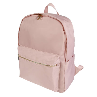 High Quality New Waterproof Nylon Women Backpack Female Travel Bag Backpacks Schoolbag for Teenage Girls Solid Color Bookbag