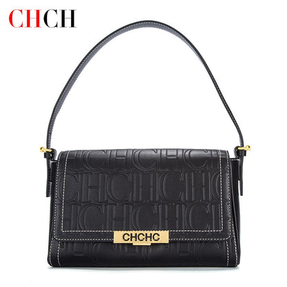CHCH New Luxury Designer Fashion Women Handbags Crossbody Beige and Red Shoulder Bag for Party
