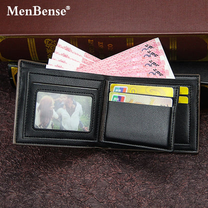 Men's Wallet Made of Leather Wax Oil Skin Purse for Men Coin Purse Short Male Card Holder Wallets Zipper Around Money Coin Purse