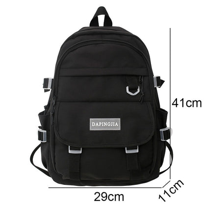 Cool Female Waterproof White College Backpack Trendy Lady Laptop Backpack Book Girl Travel Student Bag Fashion Women School Bags