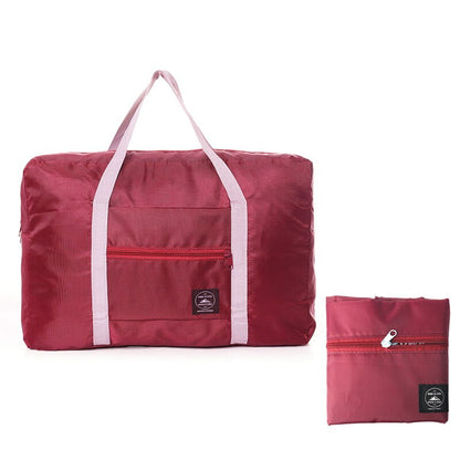 Large Capacity Travel Bags Portable Bag Nylon Foldable Tote Luggage Women Men Waterproof Handbag Shoulder Bag Traveling Backpack