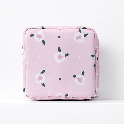 1PCS Women Cosmetic Bag Case Necessary Cute Travel Organizer Fashion Girl  Lipstick Sanitary Pads Toiletry Bags Makeup Pouch