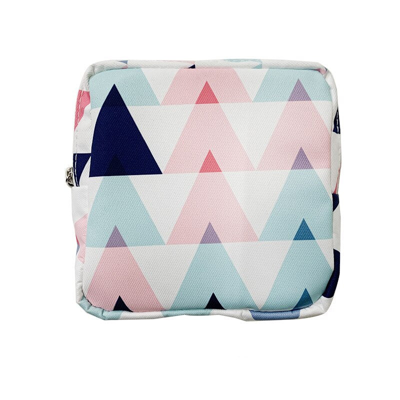 Fashion Women&#39;s Small Cosmetic Bag Travel Mini Sanitary Napkin Storage Bag Coin Money Card Lipstick Storage Bag Wallet Bag