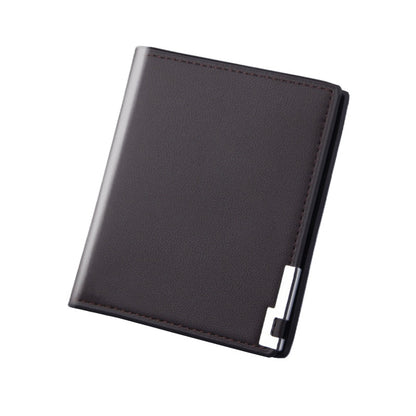 Hot Selling Fashion Men Wallets  Luxury Brand Short Wallet Men&#39;s Multi-card Ultra-thin Wallet Trend No Zipper Coin Purse