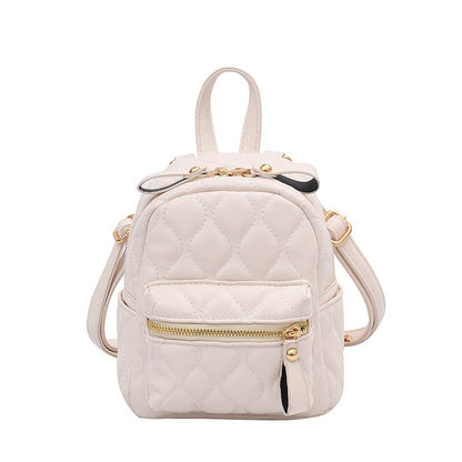 Fashion Mini Backpack Woman Brand Designer Shoulder Crossbody Bag High Quality Soft Leather School Bag Autumn New Lady Backpack