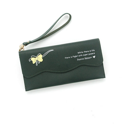 Bow Ladies Wallet Multifunctional Ladies Clutch Bag Coin Purse Zipper Bag Casual Ladies Long Wallet Wallet 1Pc wallets for women