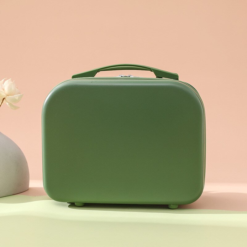 14-inch Rilakkuma Storage Box Makeup Box Suitcase Portable Small with Lock Password Mini Luggage Make Up Storage Case
