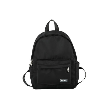 Waterproof Nylon School Backpack Women&#39;s Backpacks for Teenagers Girls Outdoor Travel Women Bag Solid Color Schoolbag Mochila