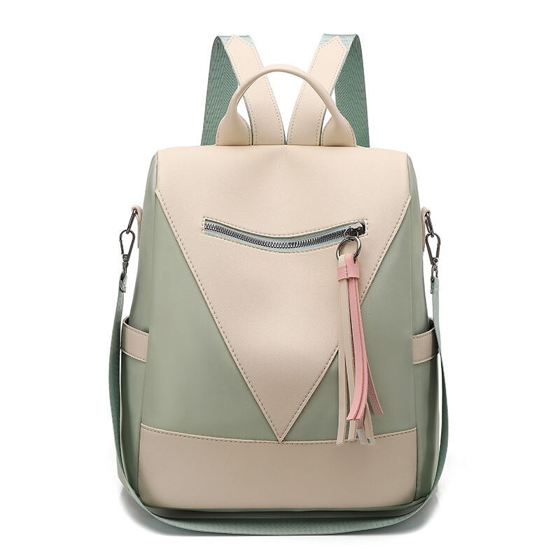 New High Quality Women Business Backpacks PU Ladies Leather School Bags Large Capacity Travel Bags for Female Fashion Book Bags