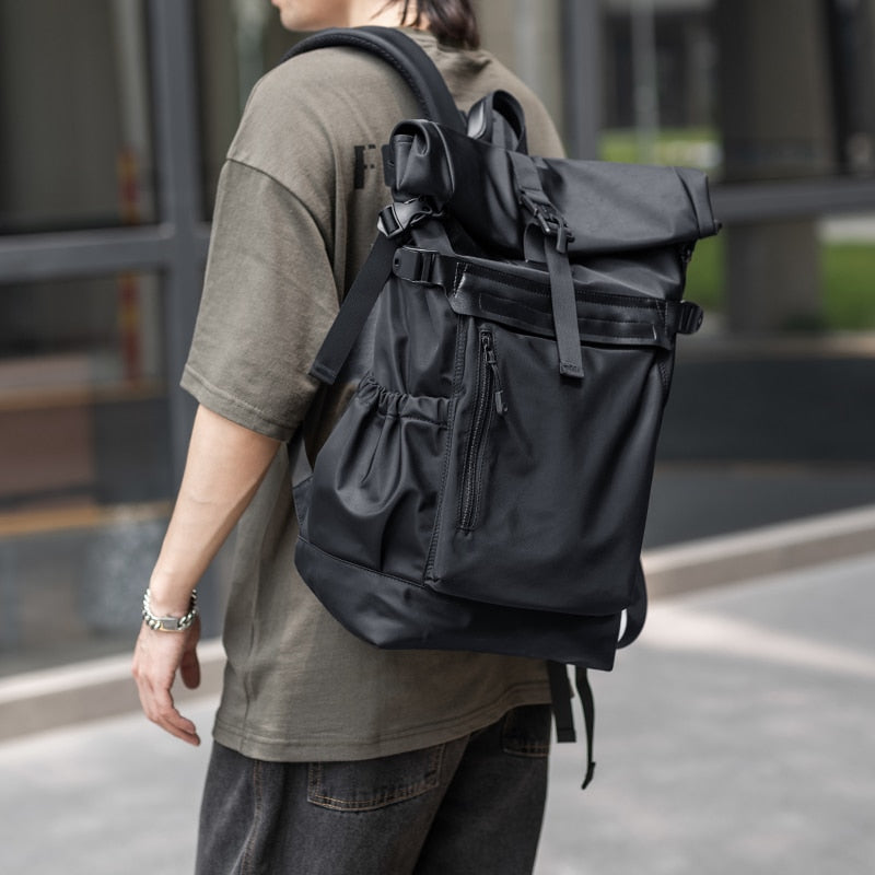 Men Backpack Rolltop Laptop Compartment Anti Theft  Backpack Waterproof Travel BackPack Male Mochilas Casual Men Schoolbag