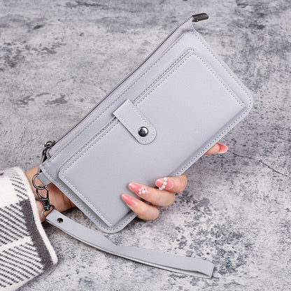 Multifunctional Women Wallets Fashion Long Section Card Holders PU Leather Vintage Coin Keeper Trend Designer Bags Clutch