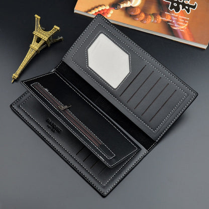 New Men Wallets Fashion Large Capacity PU Leather Purses Long Multifunctional Money Bag for Men Coin Card Holders Dropshipping