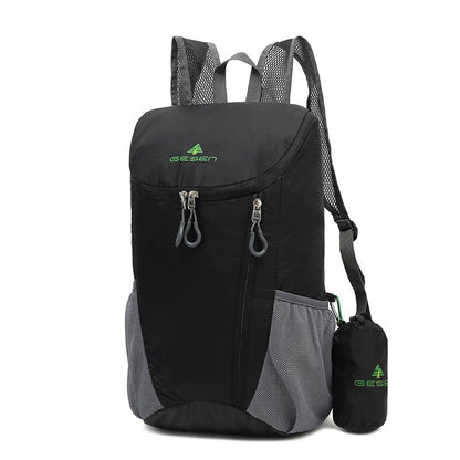 Portable Folding Outdoor Travel Backpack Men&#39;s Hiking Climbing Sports Backpack Women&#39;s Waterproof Luggage Backpack School Bag