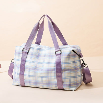 Foldable Travel Bag Short Tour Weekender Sport Gym Duffel Bag Water Proof Luggage Handbag Large Capacity Women Yoga Shoulder Bag
