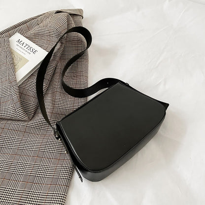 Fashion PU Women Underarm Bags Solid Color Ladies Shoulder Handbags Lady Clutch Quality PU Leather Luxury Simple Shoulder Bag