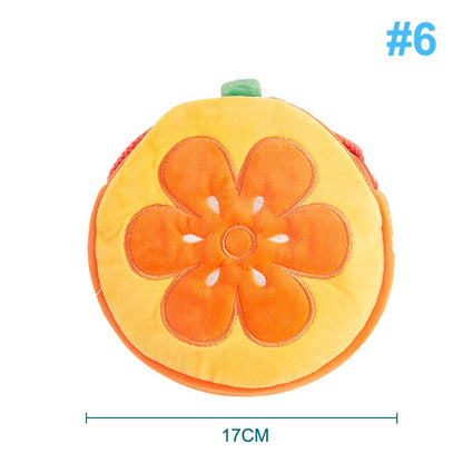 1PCS Girl Simulation Fruit Bag Children Watermelon Strawberry Shoulder Bag Plush Messenger Bag Coin Purse