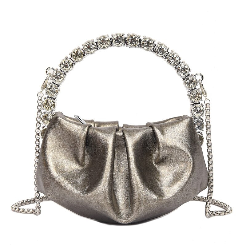 Fashion Female Mini Banquet Bag Handbags Luxury Designer Chain Shoulder Messenger Bags High Quality Cosmetic Diamond Women&#39;s Bag