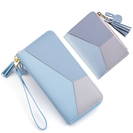 New Wallets Zipper Coin Purse Lady Long Short Purses Handbags Women Clutch Cards Holder PU Leather Moneybag Billfold Wholesale