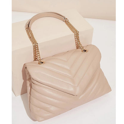 ZR DIARY Large Capacity Commuter Bags Women Tote Diamond Pattern Metal Chain Fashion Ladies Shoulder Crossbody Bags 0811