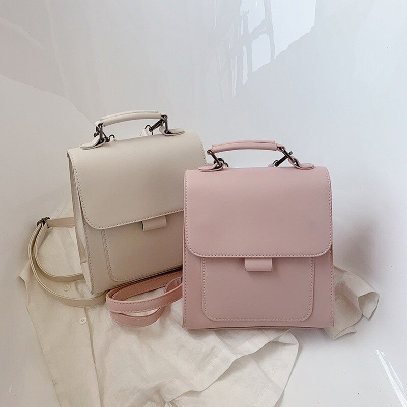 New Mini Women Cute Backpacks Trend High Quality Soft Leather Rucksack Fashion Women's Backpack Small Brand Designer Backbags