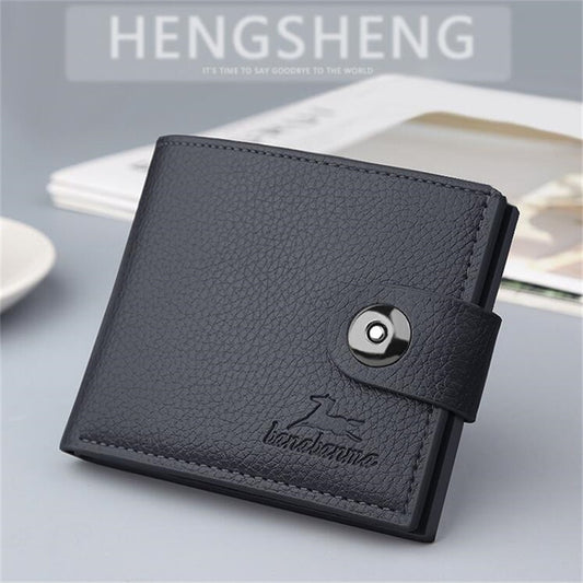 New Men Wallets Small Money Purses Wallets New Design Top Men Thin Wallet With Coin Bag Zipper Wallet