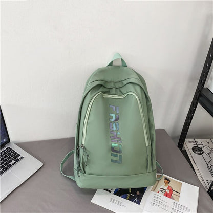 Fashion Women&#39;s backpacks Simple Couple Backpacks Students Traveling School backpacks Black Pink Female Bag